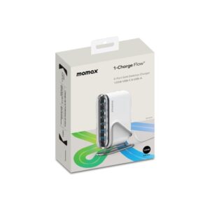 MOMAX Universal Plug Adapter 120W GaN Quick Charge Momax 1 Charge Flow  120  Usb C Usb A 6 Port Gan  Desktop Charger