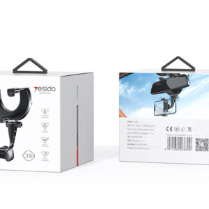 Yesido C193 Car Rearview Mirror Using Phone Holder Black