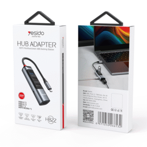 Yesido Hb 22 Type C to Usb and Charging Usb  Hub