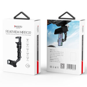 Yesido C192 Car Rearview Mirror Using Phone Holder Black