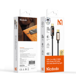 Mcdodo 100 Watts  Auto Power Off Usb C to C Data Cable