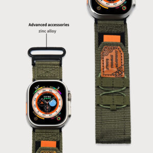 Alpine Loop Nylon Smart Strap Compatible with Apple Watch Ultra, Series 7/8/9