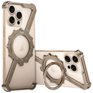 iPhone 16 Pro Max Z Shaped Frameless Metal 360 Case – Premium Slim Protection